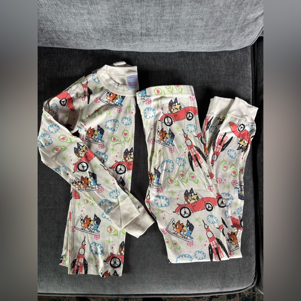 Hanna Andersson Bluey Pajamas Size 130 - US 8